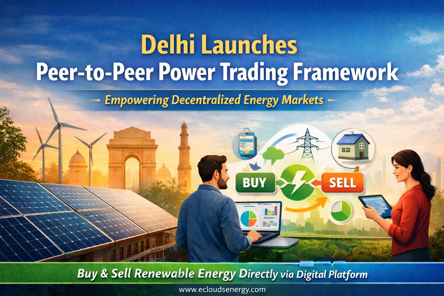 Delhi Launches Peer-to-Peer Power Trading Framework
